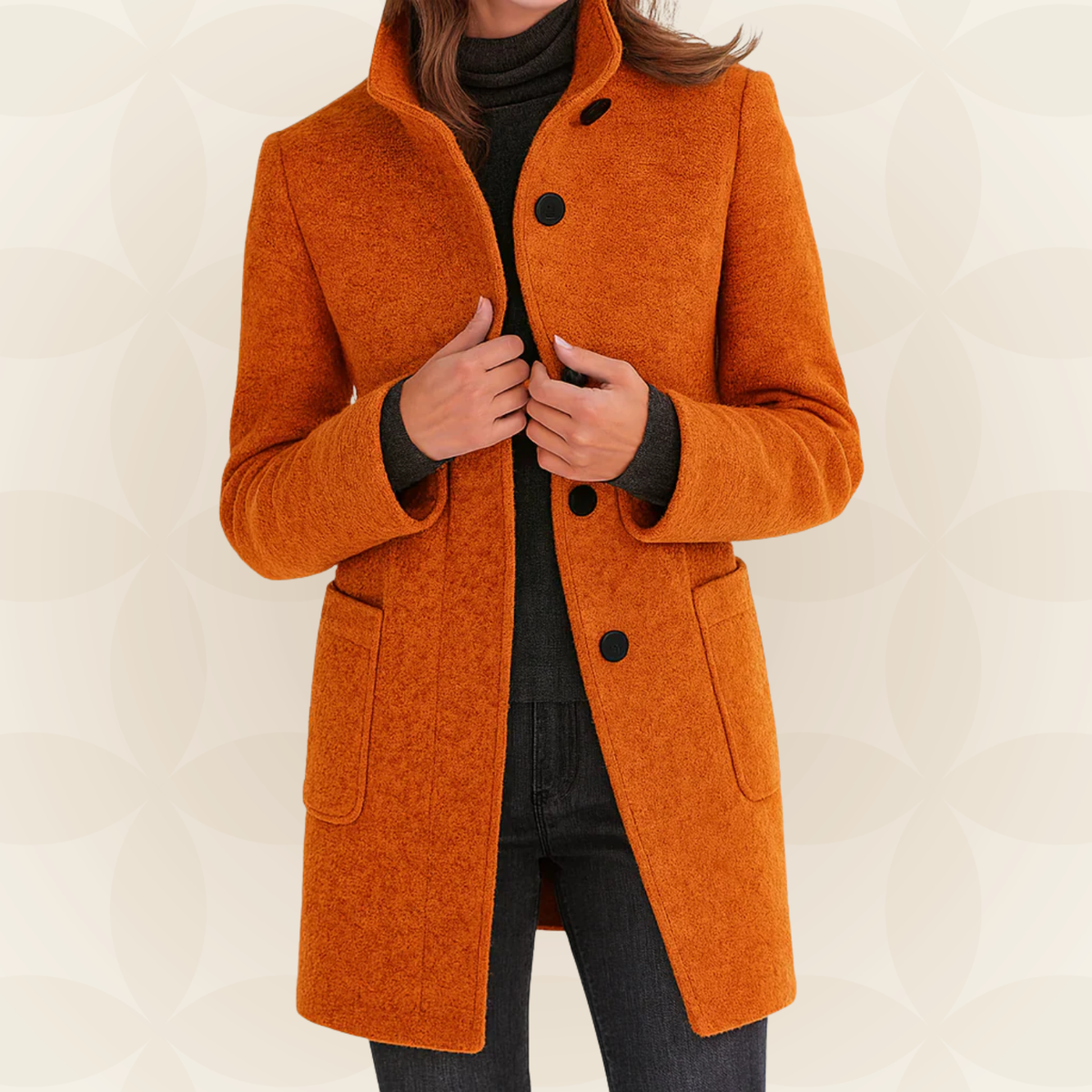 Ana - Chaqueta de Mezcla de Lana