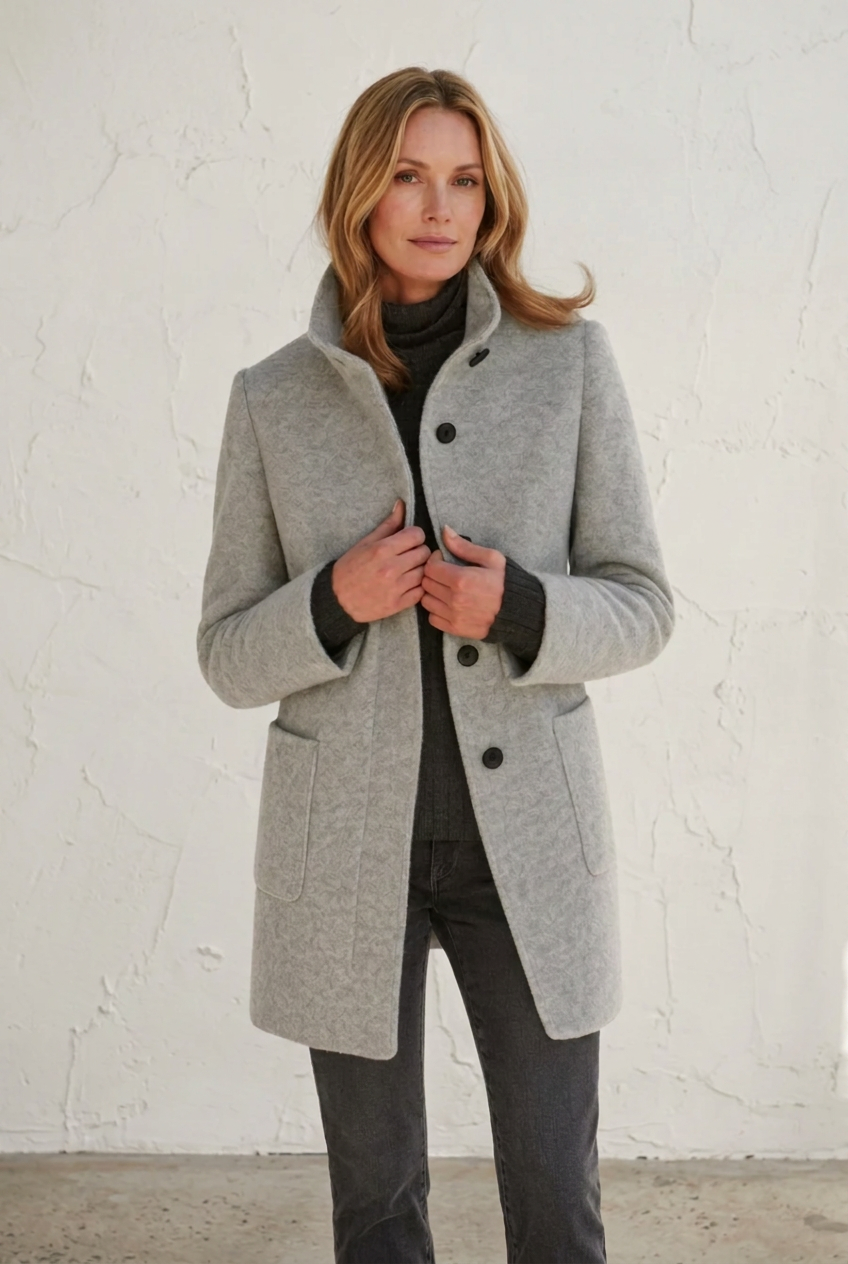 Ana - Chaqueta de Mezcla de Lana