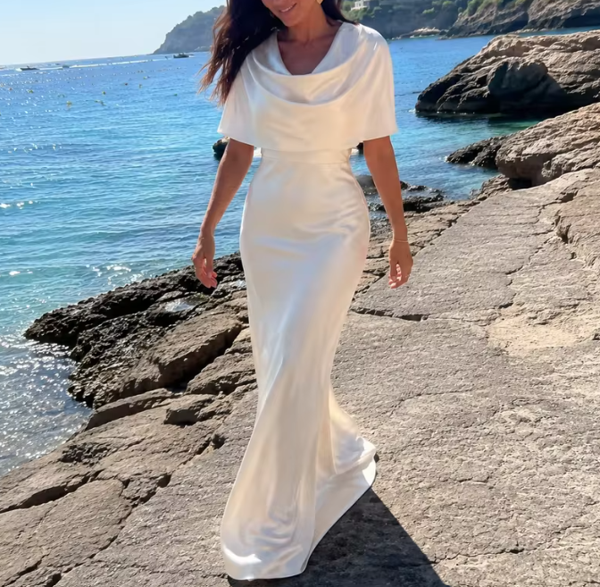 Bianca – Vestido Largo de Satén