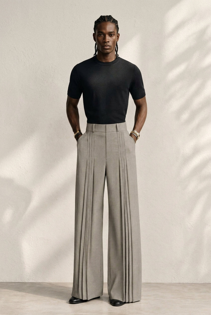 Kyoto – Pantalón de Pinzas Elegante