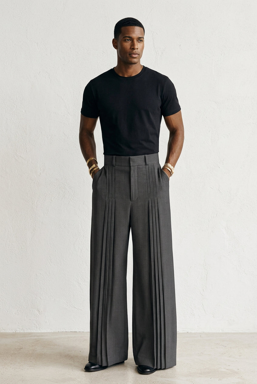 Kyoto – Pantalón de Pinzas Elegante