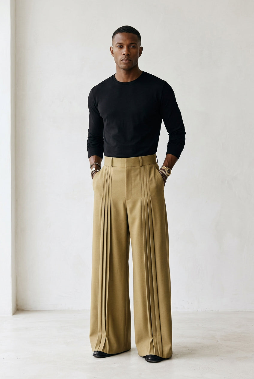 Kyoto – Pantalón de Pinzas Elegante