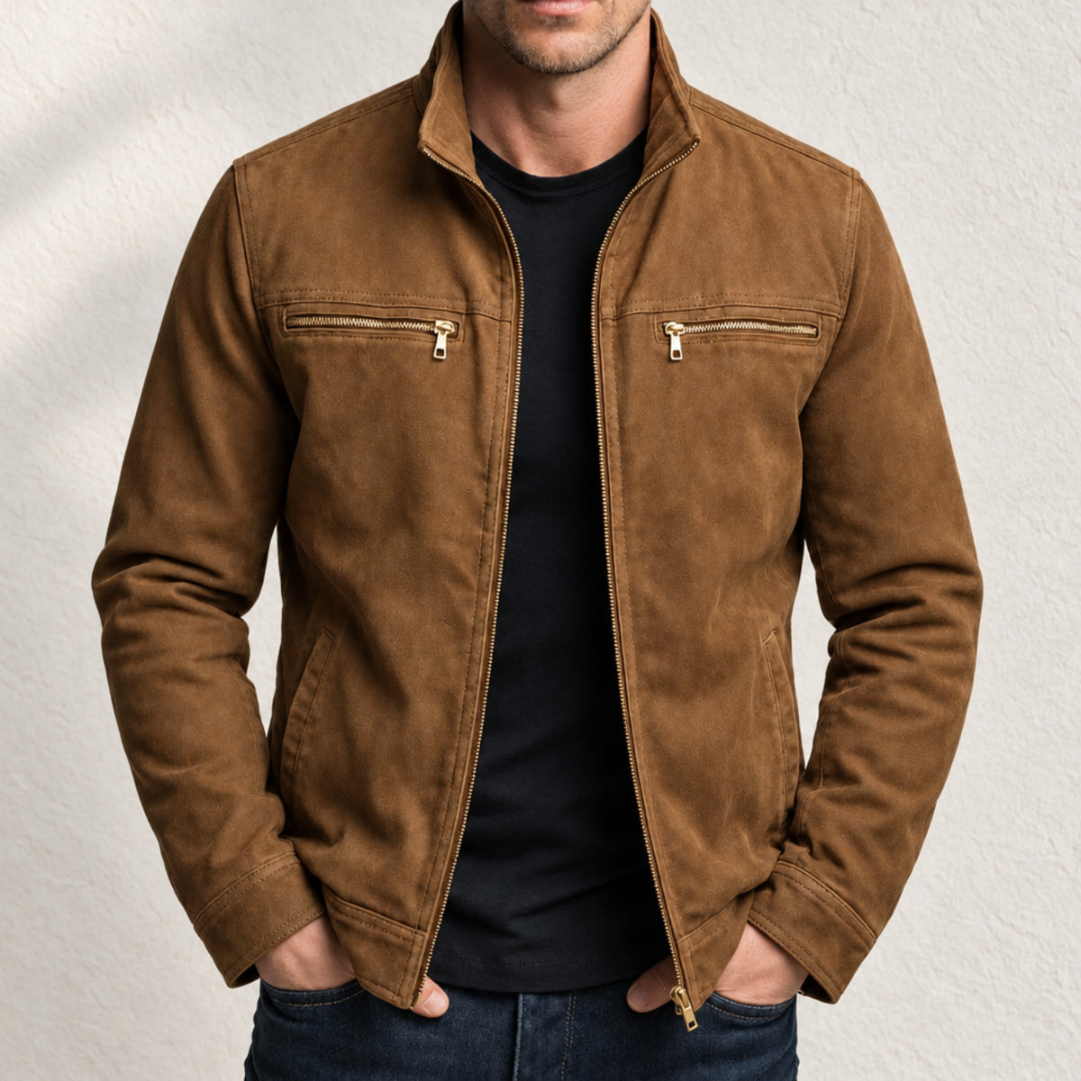 Connor - Chaqueta Atemporal de  Cremallera