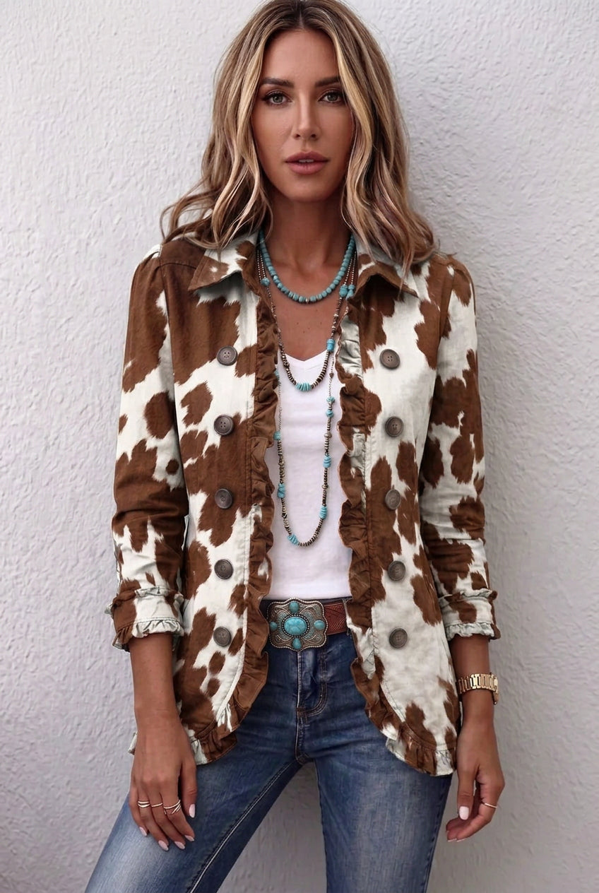 Manuela - Chaqueta Estampado Vaca