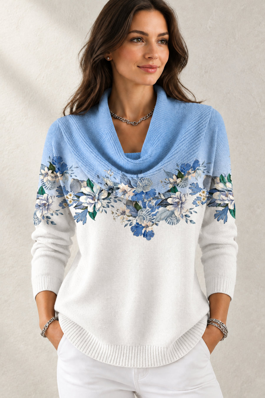 Celeste - Jersey floral